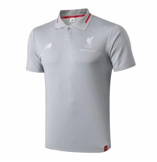 camiseta 2019-2020 Liverpool Polo gris